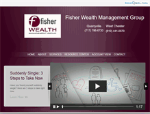 Tablet Screenshot of fisherwealthmanagementgroup.com